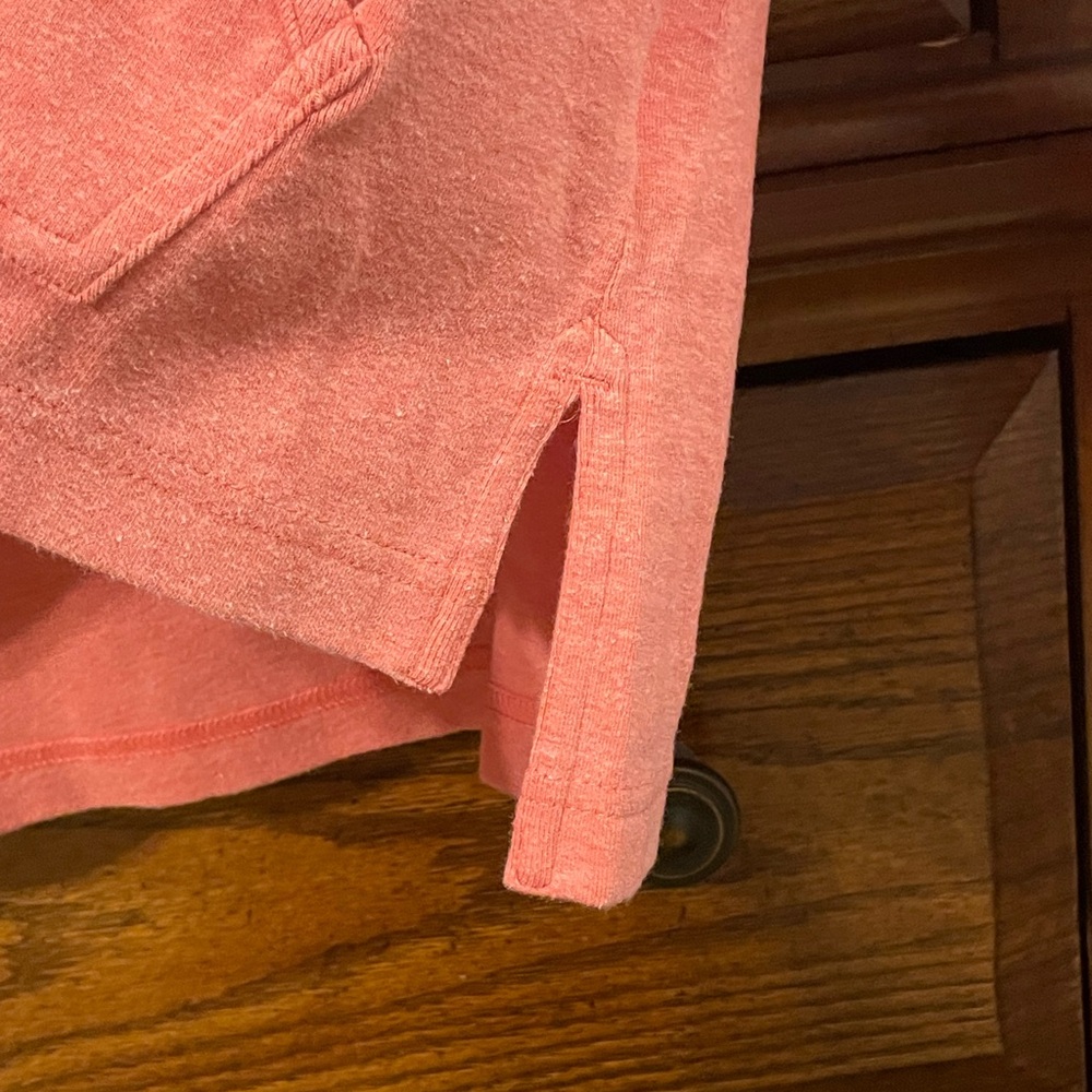Southern Tide Coral Pink Hooded Sweatshirt & Shorts Set - Picture 6 of 7